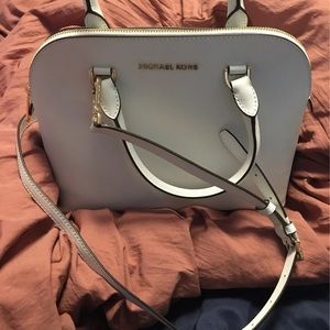 Brand new cross body opal white Michael kors purse